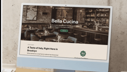 Bella Cucina ordering website