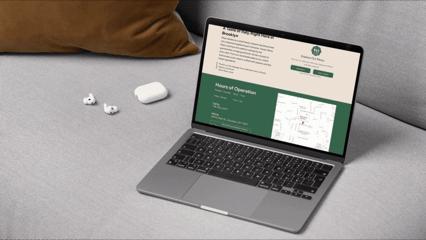 Examples of website designs by Sarah Wilson Consulting