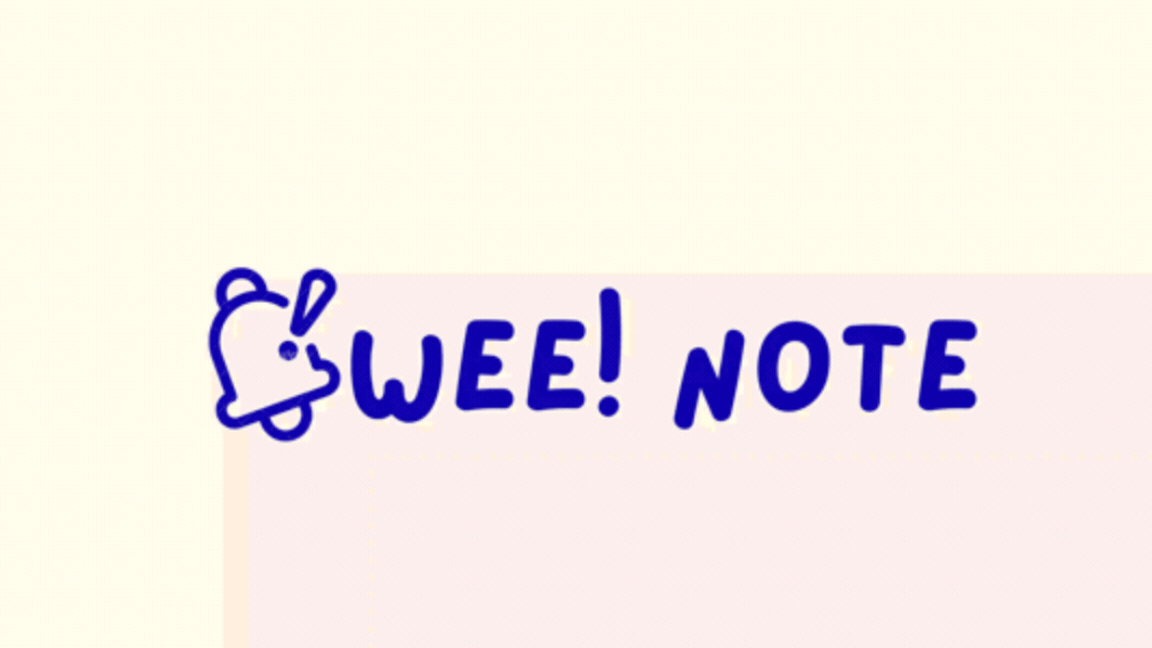 WeeNote app and website